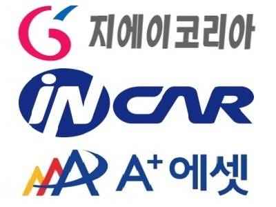 ▲지에이코리아·인카금융서비스·에이플러스에셋