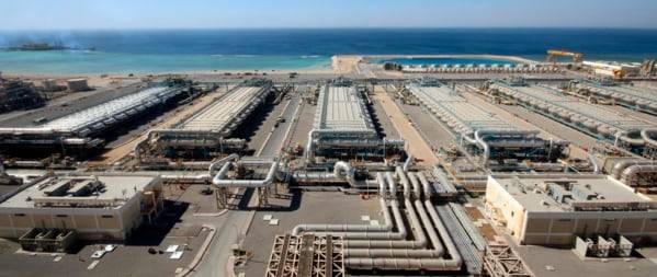 두산에너빌리티가 사우디아라비아 서부 항구 도시 얀부에 건설한 해수 담수화 시설. 홍해 바닷물을 생활·공업용수로 전환한다. /두산에너빌리티