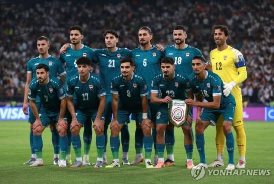 이라크 축구대표팀 / 사진=연합뉴스