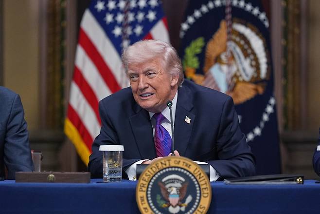 도널드 트럼프 미국 대통령. AP연합뉴스