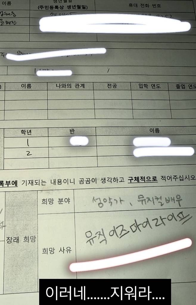 윤혜진 사회관계망서비스 계정