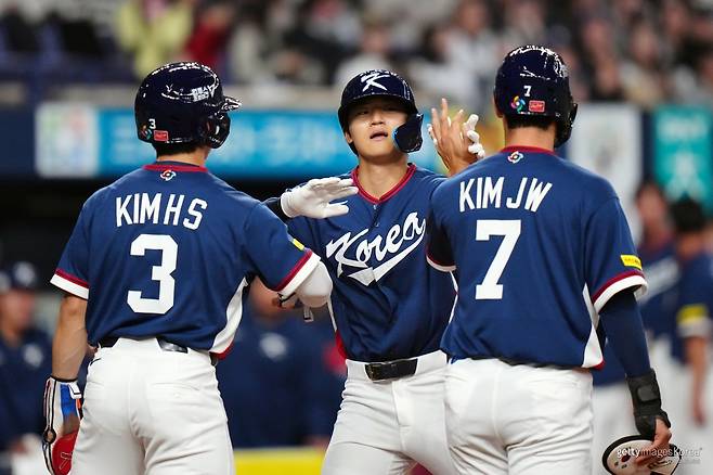 한국 야구대표팀. 사진=게티이미지코리아