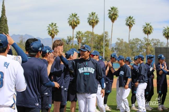 NC 선수단이 5일(한국시간) 미국 애리조나주 투손에서 열린 2026 NC 스프링캠프를 마쳤다. /사진=NC 다이노스 제공