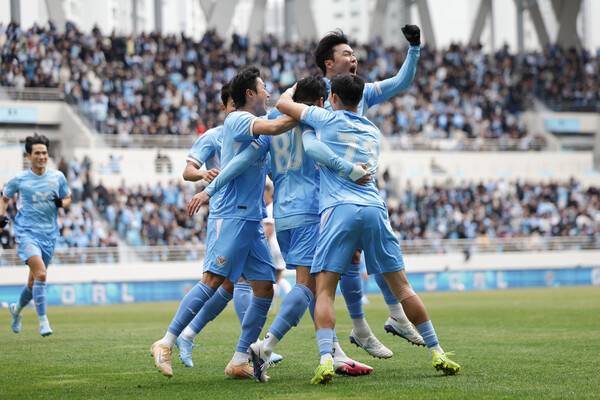 대구FC 박대훈 득점 환호 모습.(사진제공=한국프로축구연맹)