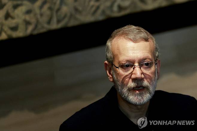 알리 라리자니 이란 최고국가안보회의 사무총장 [로이터=연합뉴스. 재판매 및 DB 금지]