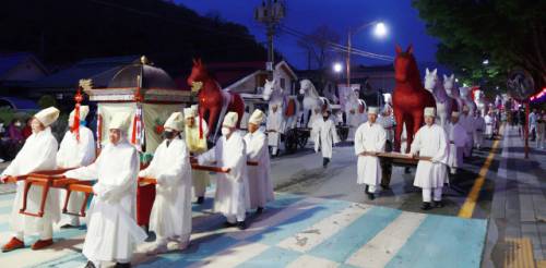 ◇지난해 단종문화제에서 재현된 단종 국장 모습. 강원일보 DB