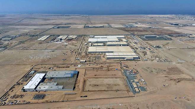 현대자동차 사우디아라비아 생산법인(HMMME) 전경. (사진=현대차그룹)