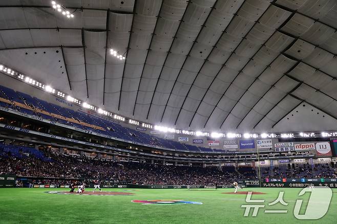 5일 오후 일본 도쿄돔에서 2026 월드베이스볼클래식 C조 1차전 대한민국과 체코의 경기가 열리고 있다. 2026.3.5 ⓒ 뉴스1 구윤성 기자