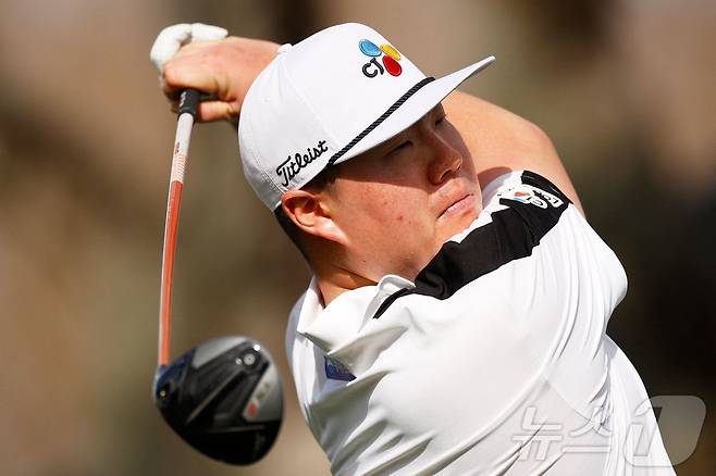 임성재는 6일(한국시간) 열린 PGA 투어 아널드 파머 인비테이셔널 1라운드에서 4오버파 76타로 공동 66위에 자리했다. ⓒ AFP=뉴스1