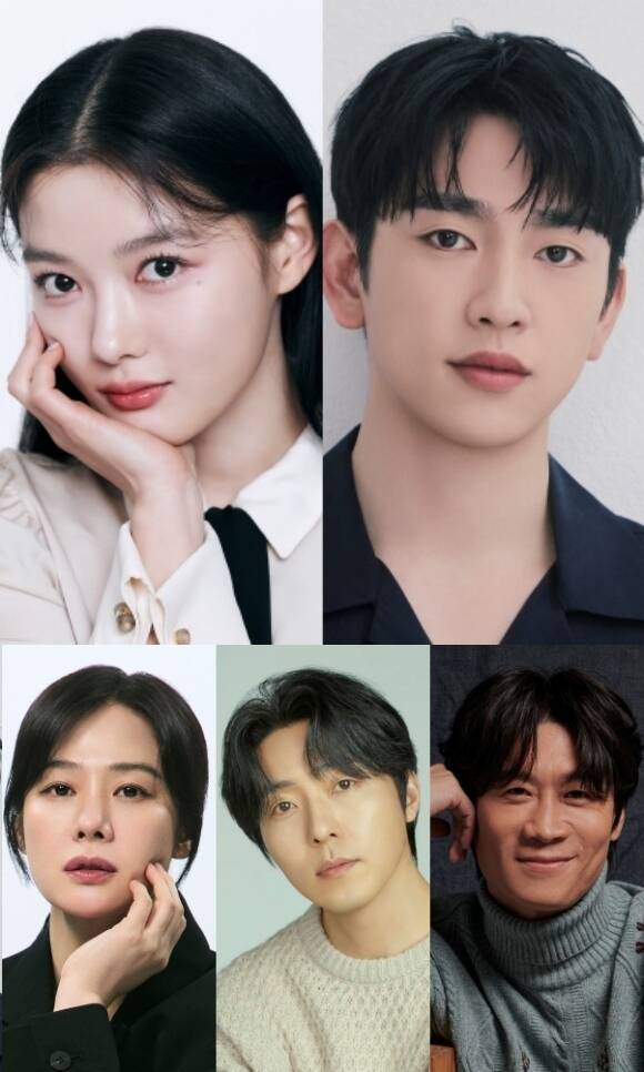 배우 김유정 박진영 진선규 이무생 김현주(왼쪽 위부터 시계방향)가 tvN 새 드라마 '100일의 거짓말'로 안방극장 시청자들을 만난다. /각 소속사