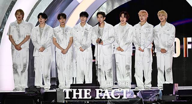 그룹 아홉이 '팬앤스타' 글로벌 핫스타 랭킹 14위에 올랐다. 남은 투표 기간 동안 순위가 오를지 기대된다./임영무 기자