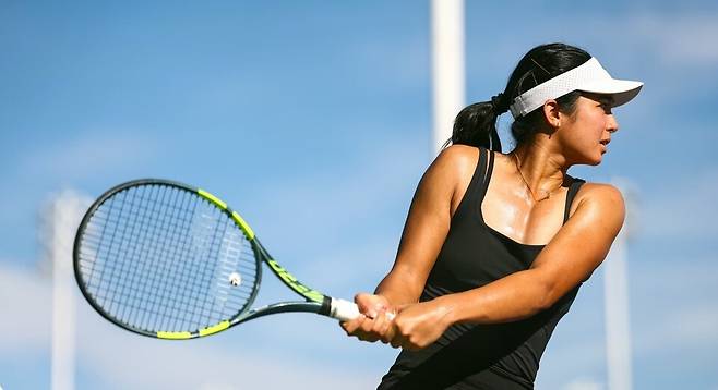 인디언 웰스 대회에 출전한 알렉스 이알라. 대회 공식 홈페이지