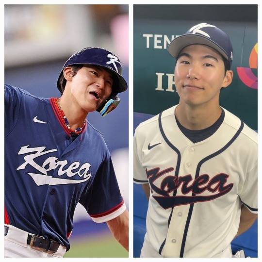 김도영(왼쪽)과 김혜성