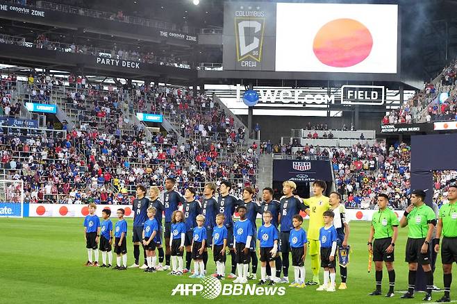 일본 축구대표팀. /AFPBBNews=뉴스1