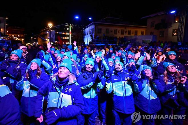 2026 밀라노·코르티나담페초 동계 올림픽 개회식 [AFP=연합뉴스]
