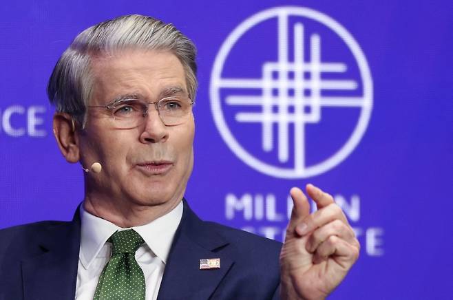 스콧 베선트 미국 재무장관. AFP 연합뉴스