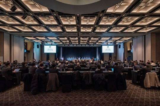 고려아연 임시주총, 2025년 1월 23일, 서울 용산구 그랜드 하얏트. 사진=고려아연