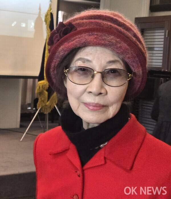 지난 25일 한국여성문학인회가 제1회 운문부분 수상자 선정한 김선영 시인. 사진=김왕식 기자