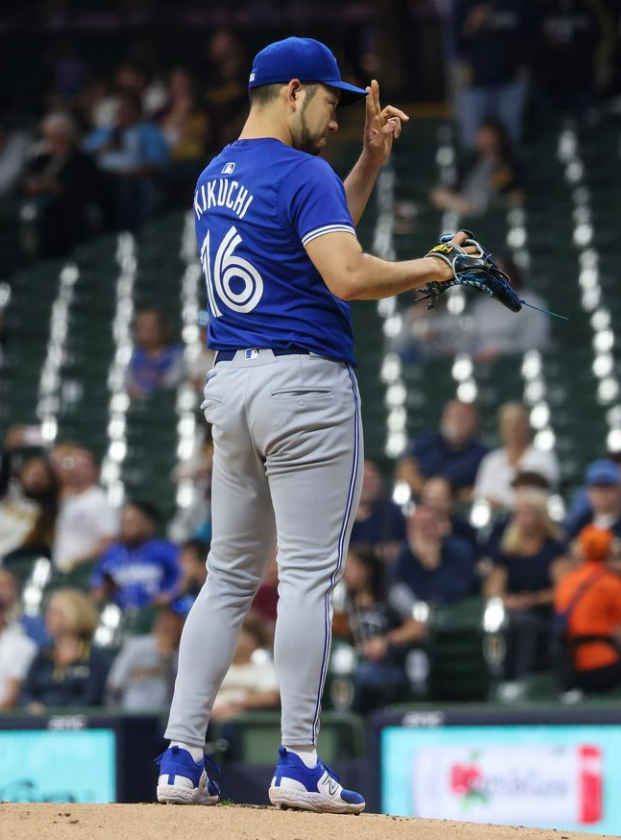 (메이저리그 토론토 시절의 기쿠치 유세이)