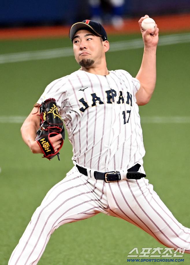 2일 일본 오사카 교세라돔에서 열린 WBC(월드베이스볼클래식) 일본 대표팀과 오릭스 버팔로스의 경기, 일본 선발투수 기쿠치 유세이가 역투하고 있다. 오사카(일본)=허상욱 기자wook@sportschosun.com/2026.03.02/