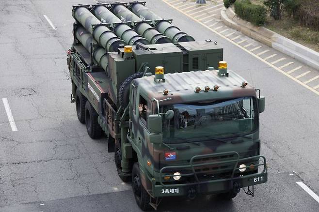 건군 76주년 국군의날 기념식에 참석했던 지대공 유도무기 천궁 연합뉴스