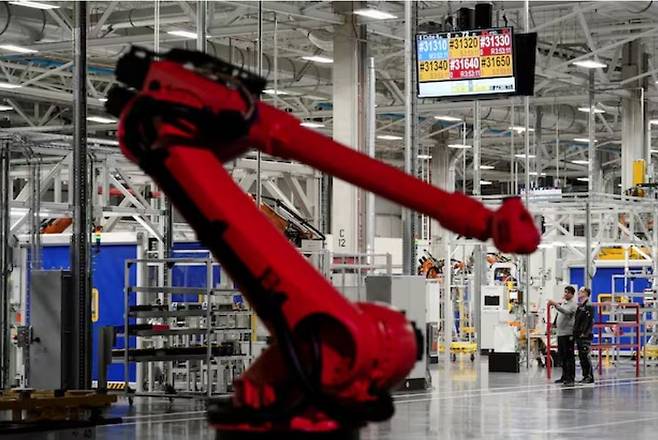 미국 앨라배마주 우드스탁에 위치한 메르세데스 벤츠 전기차 배터리 공장.