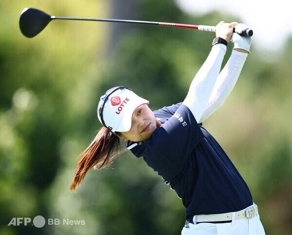 2026년 미국여자프로골프(LPGA) 투어 '아시안 스윙' 블루베이 LPGA 골프대회 우승 경쟁에 뛰어든 최혜진 프로. 사진제공=ⓒAFPBBNews = News1 (사진을 무단으로 사용하지 마십시오.)