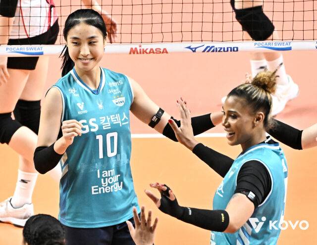 최유림과 실바./KOVO