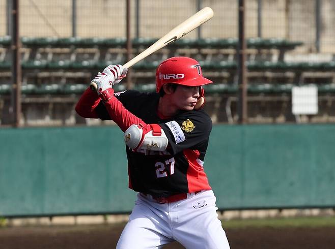 ▲ 올 시즌 KIA 전력 구상에서 상당히 중요한 비중을 안은 채 시즌을 준비하고 있는 김호령 ⓒKIA타이거즈