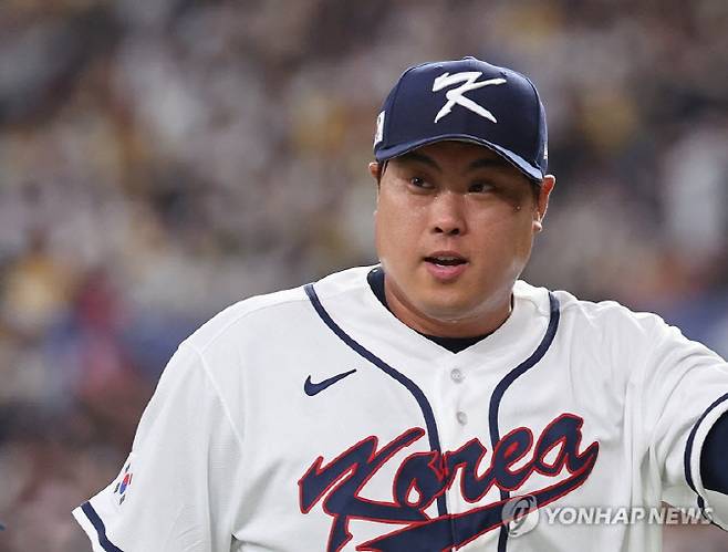 대만전 선발로 출격하는 류현진. 사진=연합뉴