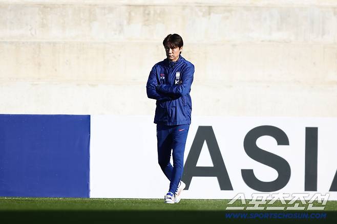 천안축구종합센터 / 남자 축구 국가대표팀 11월 평가전/ 남자A대표팀/ 한국vs볼리비아/ 훈련/ 홍명보 감독/ 사진 김정욱