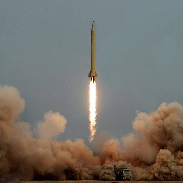 이란이 보유 중인 스커드 계열 미사일. 이 미사일에는 유독성 연료와 산화제가 들어간다. 위키피디아 제공