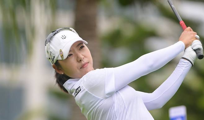 블루베이 LPGA에서 9년 만에 통산 3승 기쁨을 누린 이미향. 신화뉴시스