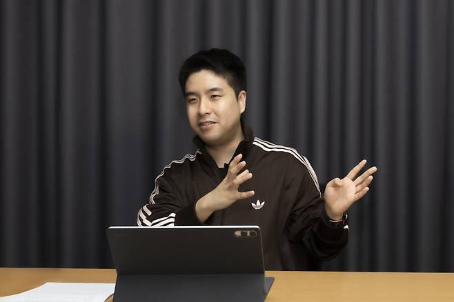 임형철 쿠팡플레이 축구 해설위원·EA SPORTS FC 한국어 해설.&nbsp; 박해윤 기자