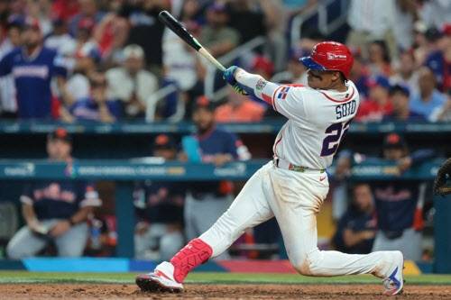 도미니카 공화국 간판스타 후안 소토. 사진=AFPBBNews