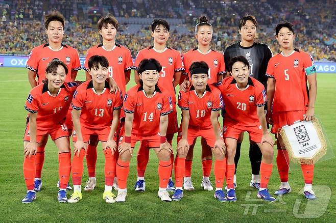 여자축구 대표팀ⓒ AFP=뉴스1