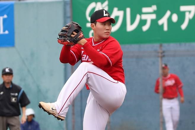 2차 스프링캠프 투수 MVP로 선정된 최민준. 사진 | SSG 랜더스