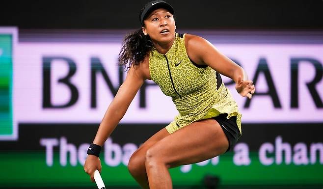 인디언 웰스대회 16강에 오른 오사카 나오미. 사진 대회본부