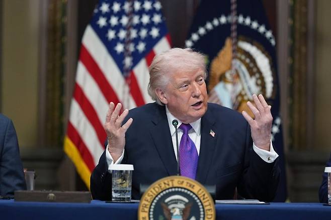 도널드 트럼프 미국 대통령.AP뉴시스