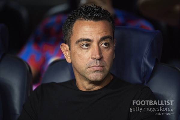 차비 에르난데스 당시 바르셀로나 감독. 게티이미지코리아