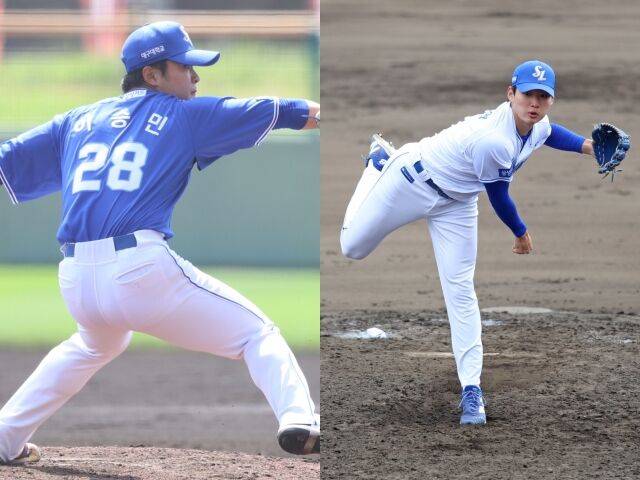 이승민과 육선엽./삼성 라이온즈