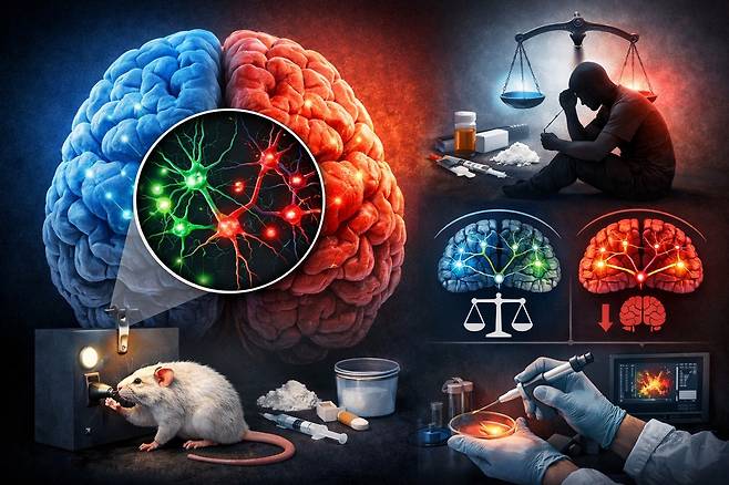 마약 중독.(AI 활용 이미지).[KAIST 제공]