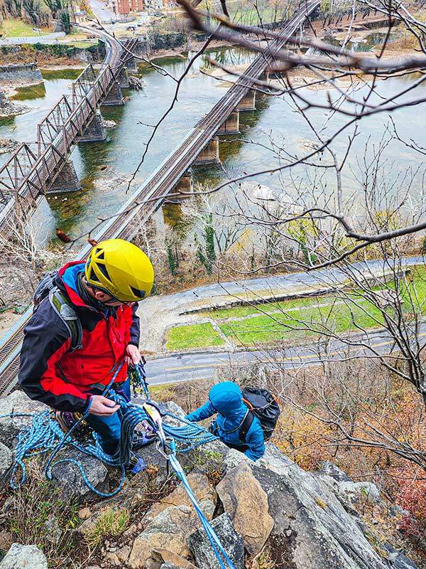 하드 업 루트 완등 후.