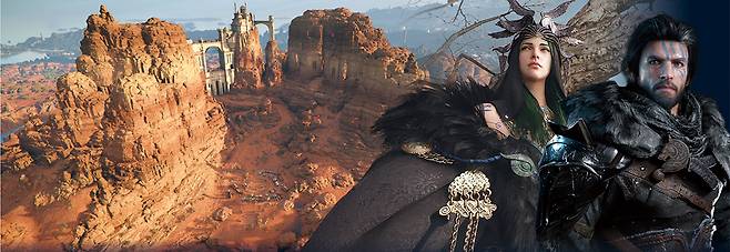 올해 글로벌 콘솔시장 최고 기대작인 펄어비스의 ‘붉은사막’. 펄어비스 제공