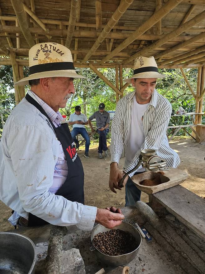 콜롬비아의 한 커피 농장 [촬영 신선미]