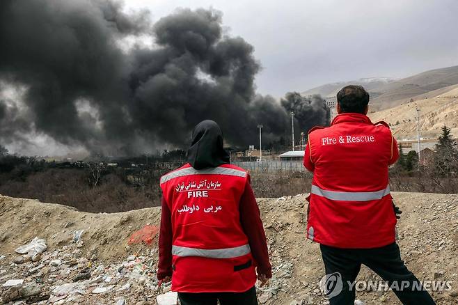 폭격당한 이란 석유 시설  [AFP 연합뉴스 자료사진. 재판매 및 DB 금지]