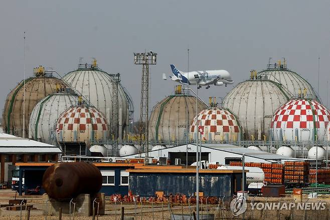 유럽의 LNG 저장 시설  [AFP 연합뉴스 자료사진. 재판매 및 DB 금지]