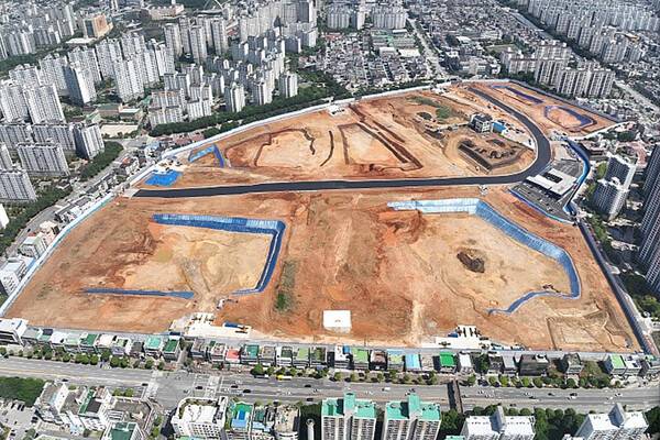 광주 신가동 재개발 부지. 연합뉴스