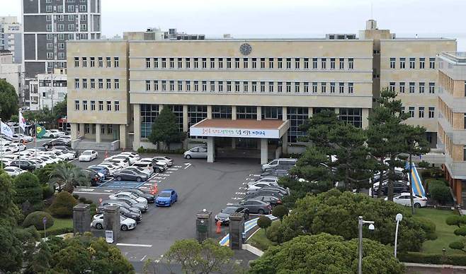 제주도교육청 전경.