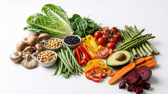 우리 식탁에서 흔히 볼 수 있는 채소는 혈당 조절에도 효과적이다｜출처: Gemini 생성